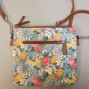 Rosetti Floral Crossbody Bag with Chain Strap